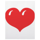 love red heart custom letterhead