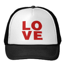 Love Red Retro Valentines Day Hat