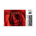 Love-Red Rose Medium Postage postage
