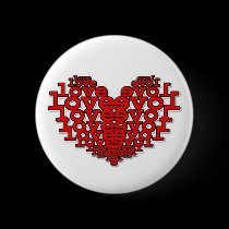 Love Reflection Heart buttons by kokobaby Love Reflection Heart buttons