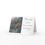 Love Remains Shining Poetic Sympathy Card