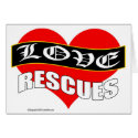 Love Rescues Animal Rescue Products cards by caserta Love Rescues Animal Rescue Products cards