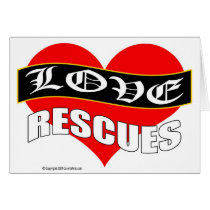 Love Rescues Animal Rescue Products cards by caserta Love Rescues Animal Rescue Products cards