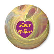 Love & Respect _ Magnet_by Elenne Boothe by ELENNE Love & Respect _ Magnet_by Elenne Boothe