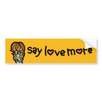 love ride. bumper stickers