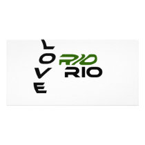 Love Rio Green photo cards by BrazilStore Love Rio Green photo cards