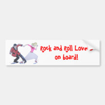 Love Rock and Roll! Bumper Stickers