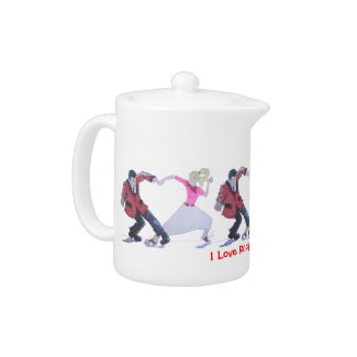Love Rock and Roll! Classic 1950s dance nostalgia teapot