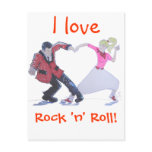 Love Rock and Roll! Post Card