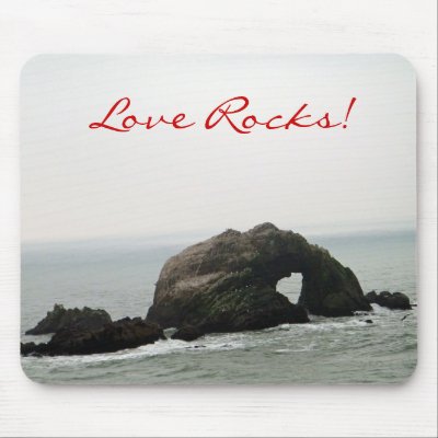 Love Rocks! Mousepad by dlgray
