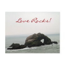 Love Rocks! Postcard