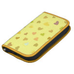 Love Romance Hearts Yellow Green Brown Blue Folio Planner