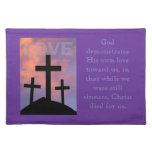 LOVE – Romans 5:8 Placemat