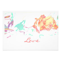 love rose invitation