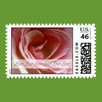 Love Rose Postage postage
