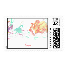 love rose stamp