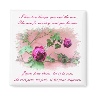 Love & Roses Magnet magnet