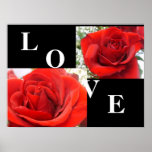 LOVE Roses Posters