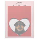 Love Rottweiler puppy letterhead