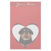 Love Rottweiler puppy stationary stationery