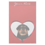 Love Rottweiler puppy stationary Personalized Stationery