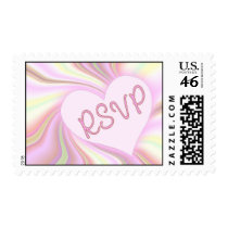 Love RSVP Postage Stamp by dndartstudio Love RSVP Postage Stamp