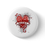 Love Rugby buttons