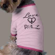 Love*Rulz pet clothing