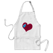 LOVE SAILOR AFGHAN VAL DAY APRONS