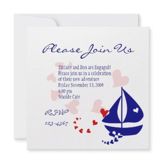 Love Sails invitation