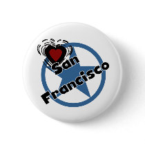 Love San Francisco buttons by USAcities Love San Francisco buttons