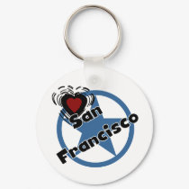 Love San Francisco keychains