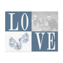Love Save the Date Photo Postcard