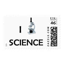 Love Science Microscope Stamp