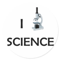 Love Science Microscope stickers by alternateworlds Love Science Microscope stickers