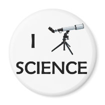 Love Science Telescope magnets by alternateworlds Love Science Telescope magnets