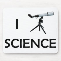 Love Science Telescope mousepads by alternateworlds Love Science Telescope mousepads