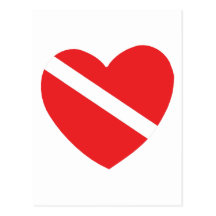 Love SCUBA Post Card