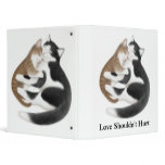 Love Shouldn't Hurt Cats Avery Binder