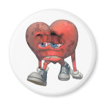 Love Sick Heart Magnets