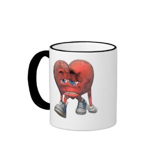 Love Sick Heart Mug mug