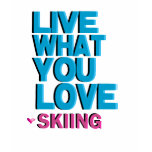 Love Skiing Gifts Tshirts