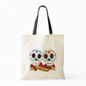 Love Skull "Amor" Bag by artgrrlproductions Love Skull "Amor" Bag