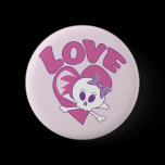 Love Skull buttons