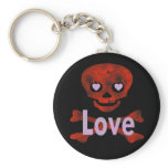 Love Skull Key Chain