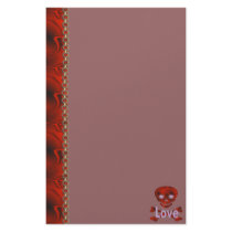Love Skull Stationery Paper