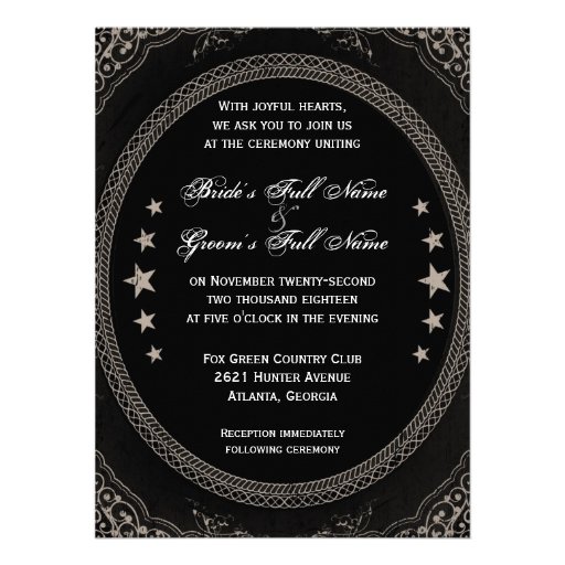 Love Skulls Invitation