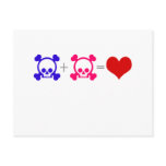 Love Skulls postcards