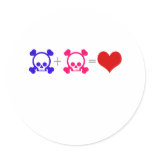 Love Skulls stickers