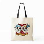 Love Skulls with Bluebirds Bag